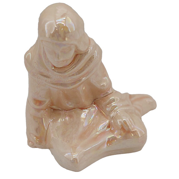 Nativity Mary Replacement Figurine Porcelain Iridescent Color 3" - Picture 1 of 8